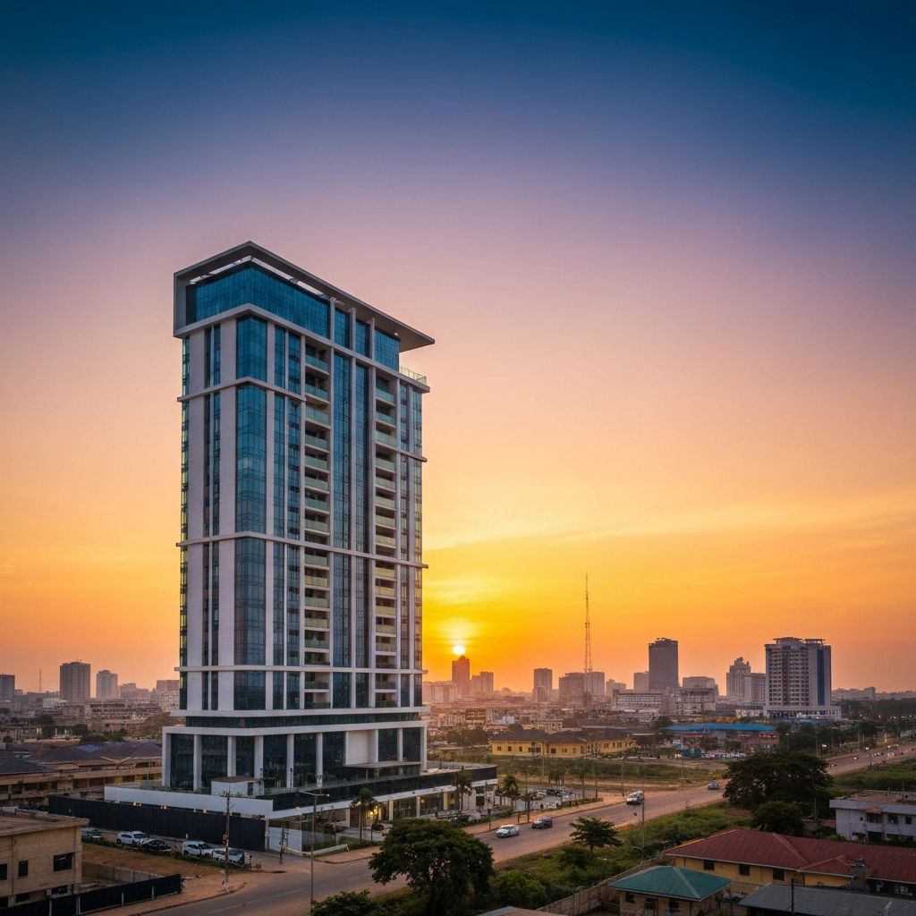 Luxury apartment building in Lagos